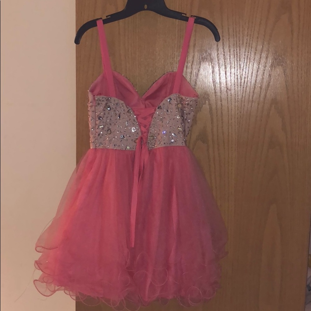 Pink Rhinestone Dress - Picture 2 of 2